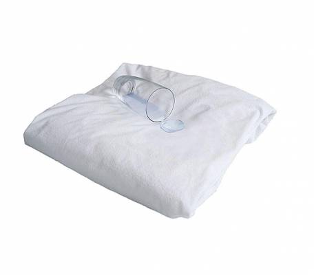 Мягкий эконом матрац Агат 80х190 с наматрасником Махра